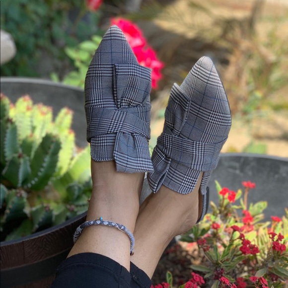 ladies pointed toe flat mules - Picture 5 of 6